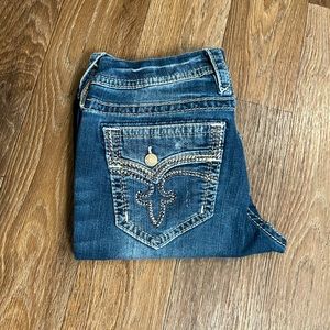 Gently Used Condition!!🖤 Womens Rock Revivals. Size 31/27. Midrise. Skinny.